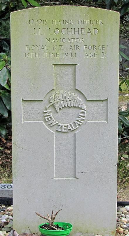 F/O Jack Lesney Lochhead<br/><br /><br />died June 13th, 1944